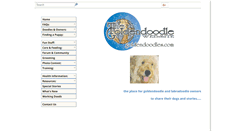 Desktop Screenshot of goldendoodles.com